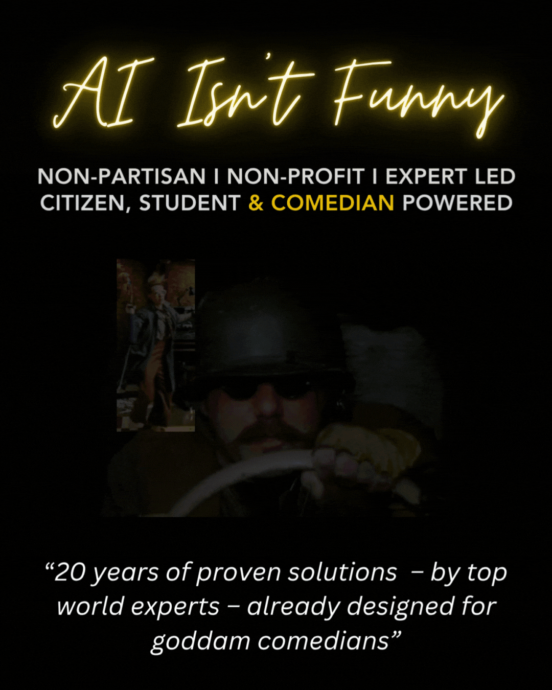 AI ISN'T FUNNY: BACKSTAGE