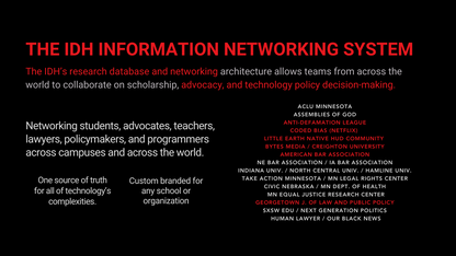 Information Networking / "Showrunning" Systems